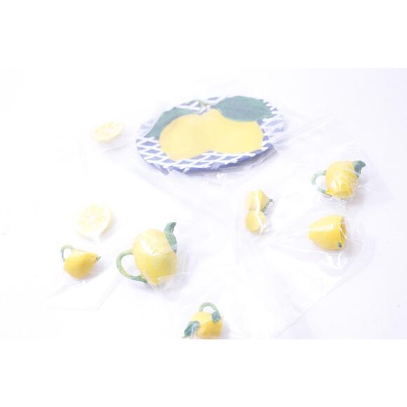 Lemon Toy Tableware, Tea Set, Doll Furniture, Toy Accessories, Decorative, - Picture 1 of 2